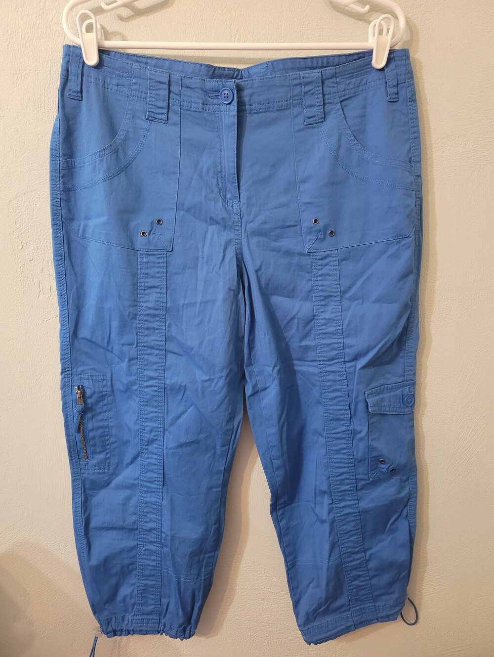 Style & Co. Cotton Unique & Stylish Cargo Cropped Pants Size 12! Like New!
